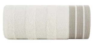 Ręcznik bawełniany, 30x50, kremowy z bordiura, R170-02 - Ręczniki - miniaturka - grafika 1