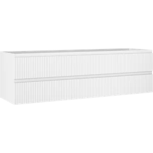 Mexen Rivel szafka łazienkowa podumywalkowa 160 cm, 2 szuflady, ryflowana , biała mat - 91A20-16047-2-BFF01 - Szafki łazienkowe - miniaturka - grafika 1