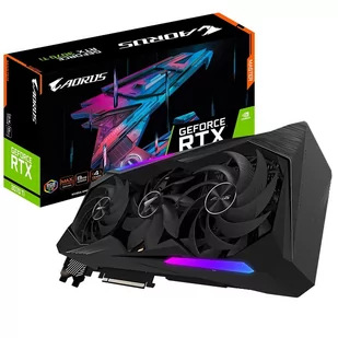 Gigabyte Aorus GeForce RTX 3070 Ti Master 8GB GDDR6X GV-N307TAORUS M-8GD GV-N307TAORUS M-8GD - Karty graficzne - miniaturka - grafika 1