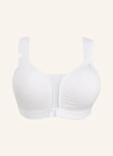 Odlo Biustonosz Sportowy Padded High weiss - Biustonosze - miniaturka - grafika 1