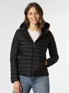 Tommy Hilfiger - Damska kurtka puchowa, czarny - Kurtki damskie - miniaturka - grafika 1