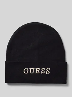 Czapka beanie z wyhaftowanym logo - Czapki damskie - miniaturka - grafika 1