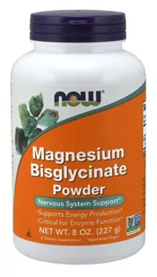 Now Foods Foods Magnesium Bisglycinate - Magnez (227 g) - Witaminy i minerały - miniaturka - grafika 1