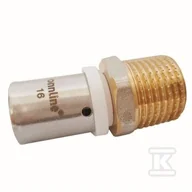 Łączniki, trójniki, kształtki - ZŁĄCZKA ZAPRASOWYWANA GZ 16MM X 3/4" profil U - miniaturka - grafika 1