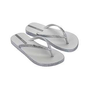 Ipanema Maxi Glow FEM japonki damskie, szare/błyszczące szare, 38 EU, Szary błyszczący szary, 38 EU - Klapki i japonki damskie - miniaturka - grafika 1