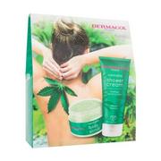 Zestawy kosmetyków damskich - Dermacol Cannabis Gift Set zestaw Krem pod prysznic 200 ml + peeling do ciała 200 g dla kobiet - miniaturka - grafika 1