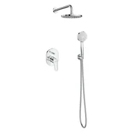 Zestawy prysznicowe - Zestaw prysznicowy podtynkowy z jedną dźwignią ROCA Proa chrom - miniaturka - grafika 1