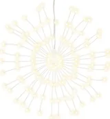Oświetlenie świąteczne - vidaXL Lampki choinkowe fajerwerki 140 LED ciepły biały 17 cm - miniaturka - grafika 1