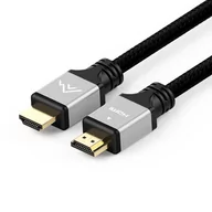 Kable - MONTIS Kabel  HDMI HDMI 5m srebrny MT005-5 MT005-5 - miniaturka - grafika 1