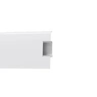 Listwy przypodłogowe - Arbiton Listwa przypodłogowa LARS 70 mm biały matowy - miniaturka - grafika 1