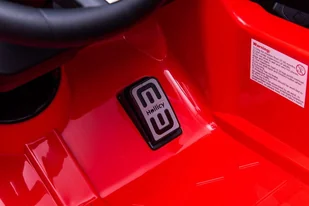 Auto Na Akumulator BMW M5 Z Platformą Dla Rodzica Czerwone Lakierowane - Pojazdy elektryczne dla dzieci - miniaturka - grafika 9