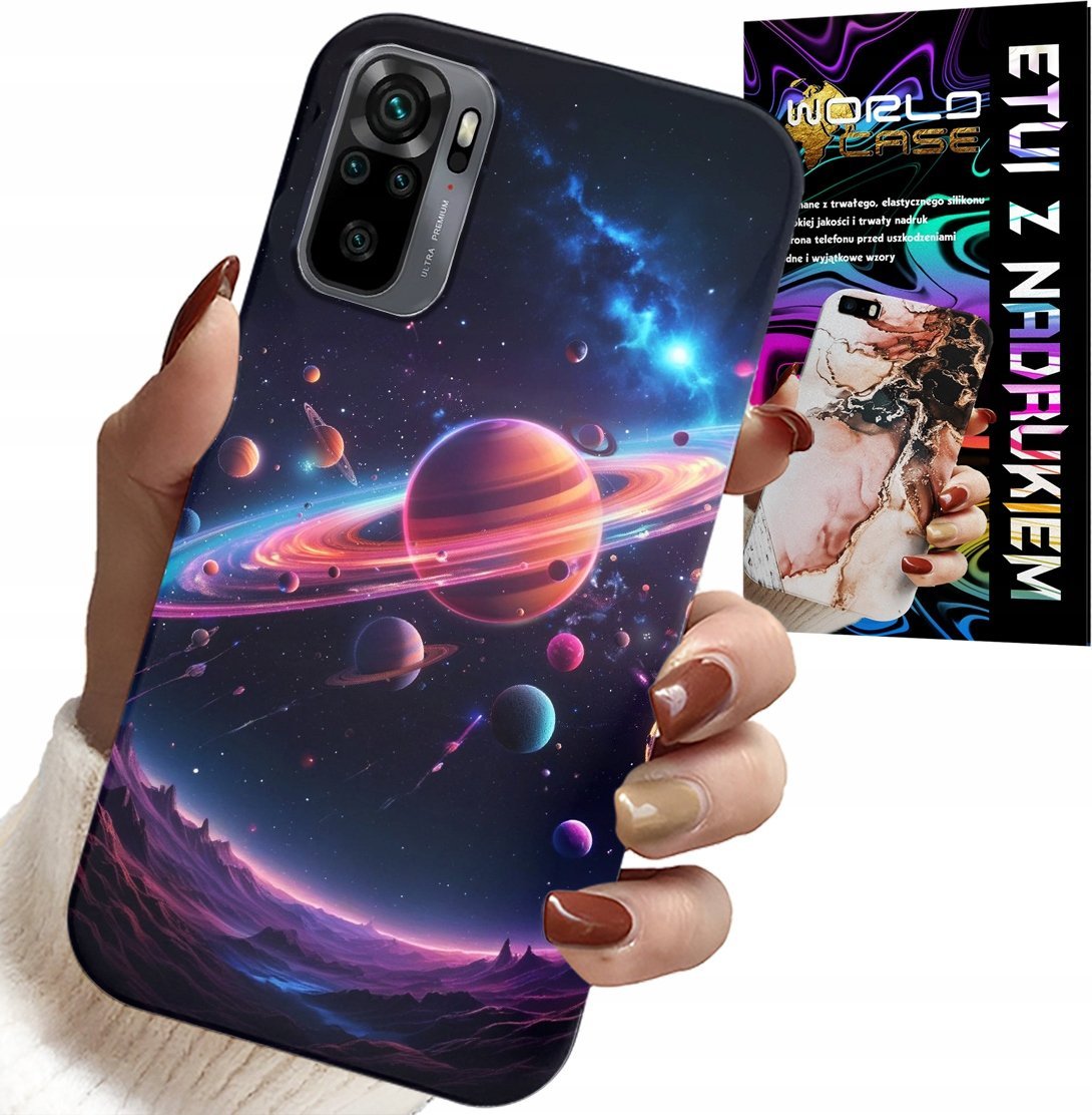ETUI DO XIAOMI NOTE 10 / 10S - KOSMOS PLANETY GWIAZDY GALAKTYKA PLECKI