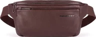 Teczki i aktówki - Piquadro Piquadro, Piquadro, Leather, Fanny Pack, Brown, For Men For Men - miniaturka - grafika 1