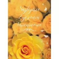 Kartki okolicznościowe i zaproszenia - Karnet B6 Imieniny - miniaturka - grafika 1