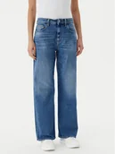 Spodnie damskie - Tommy Jeans Jeansy Mia DW0DW20062 Granatowy Relaxed Fit - miniaturka - grafika 1