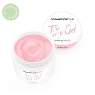 Żele do paznokci - Żel budujący z pamięcią cieczy brudny róż UV LED Lollipop Pink 50ml - miniaturka - grafika 1
