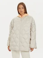 Kurtki damskie - New Balance Kurtka puchowa WJ43503 Beżowy Loose Fit - miniaturka - grafika 1