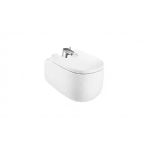 Roca A3570B6S00 BEYOND Bidet podwieszany 580MM z otworami pod pokryw$583 bidetow$584 Supraglaze$585 - Bidety - miniaturka - grafika 1