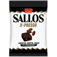 Cukierki - SALLOS X-Presso espresso 135g cukierki lukrecjowe z nadzieniem - miniaturka - grafika 1