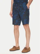 Spodenki męskie - Tommy Hilfiger Szorty materiałowe Harlem MW0MW38847 Granatowy Regular Fit - miniaturka - grafika 1