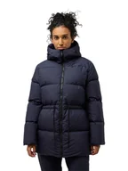 Kurtki damskie - Jack Wolfskin Kurtka puchowa "Kirschallee" w kolorze granatowym - miniaturka - grafika 1