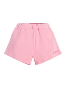 Guess Szorty materiałowe K3GD11 KA6R3 Różowy Regular Fit - Spodenki damskie - miniaturka - grafika 1