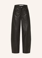 Moda i Uroda OUTLET - Gestuz Spodnie Skórzane Gzrio schwarz - miniaturka - grafika 1