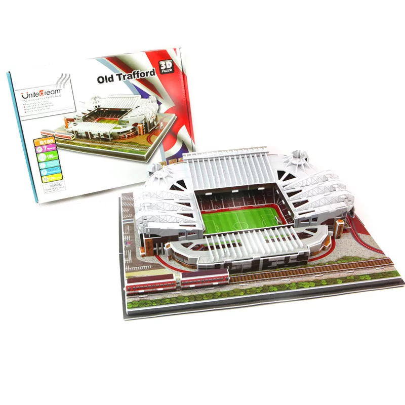 Stadion piłkarski Old Trafford Puzzle 3D