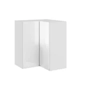 Meble kuchenne - Rimini Szafka Wisząca Narożna Lewa Gnw-60 Biały Połysk - miniaturka - grafika 1