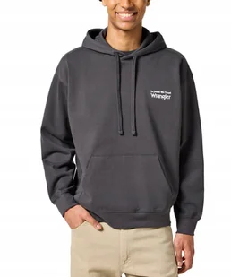 Bluza Wrangler LOGO HOODIE 112357324 Faded Black XXL - Bluzy męskie - miniaturka - grafika 1