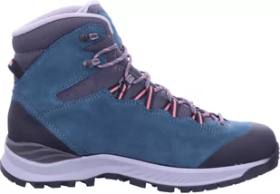 Buty trekkingowe damskie Lowa Explorer II GTX Mid Ws turkosowe (220764 7413) - Buty trekkingowe damskie - miniaturka - grafika 1