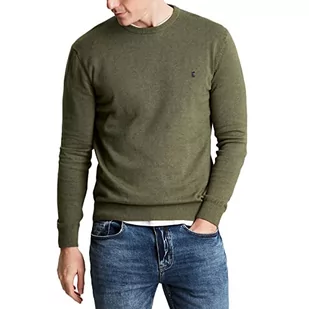 Joules Sweter męski Jarvis, Khaki Marl, XL - Swetry męskie - miniaturka - grafika 1