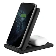 Ładowarki do telefonów - Uniq Ładowarka  UNIQ Ład indukcyjna Vertex Duo 2in1 15W Fast charge szary/charcoal grey UNIQ374GRY - miniaturka - grafika 1