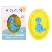 Mydła - Agon Kids Banana 50g mydło dla dziecka z zabawką niespodzianką - miniaturka - grafika 1