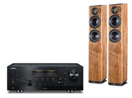 Zestawy stereo - Yamaha R-N2000A (czarny) + Vela FS407 (orzech) - miniaturka - grafika 1