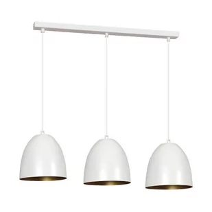 Emibig Lenox lampa wisząca 3-punktowa biała/złota 411/3 411/3 - Lampy sufitowe - miniaturka - grafika 1
