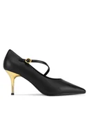 Czółenka - Gino Rossi Szpilki NOELLA-527-5 Czarny - miniaturka - grafika 1