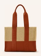 Torebki damskie - Chloé Torba Shopper Woody beige - miniaturka - grafika 1