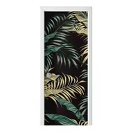 Naklejki na ścianę - Naklejka na drzwi HOMEPRINT Liście drzew palmy 75x205 cm - miniaturka - grafika 1