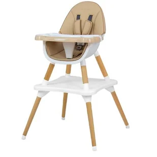 Milly Mally Krzesełko do karmienia 2w1 Malmo Beige 3755 - Krzesełka do karmienia - miniaturka - grafika 1