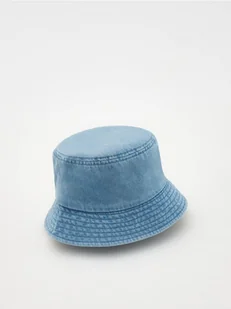 Reserved - Jeansowy kapelusz bucket hat - jasnoniebieski - Czapki dla dzieci - miniaturka - grafika 1