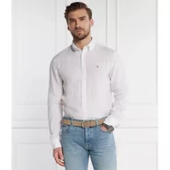 Koszule męskie - Tommy Hilfiger Lniana koszula PIGMENT DYED | Regular Fit - miniaturka - grafika 1