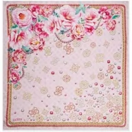 Apaszki i szaliki damskie - Szal damski Guess chusta apaszka cienka wzorzysta logo - miniaturka - grafika 1