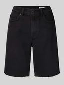 Spodenki damskie - Szorty jeansowe o kroju regular fit z mieszanki bawełny model ‘CLEO’ - miniaturka - grafika 1