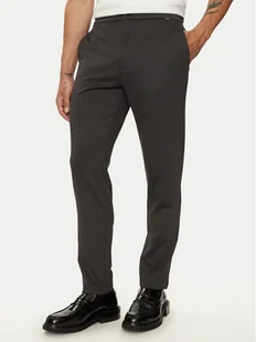Calvin Klein Spodnie materiałowe K10K113647 Szary Comfort Fit - Spodnie męskie - miniaturka - grafika 1