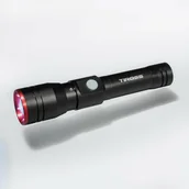 Latarki - Latarka Led Mocna P90 Cree Taktyczna Usb Zoom Szperacz 4161 - miniaturka - grafika 1