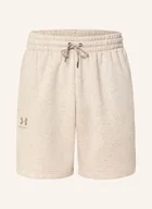 Spodenki damskie - Under Armour Szorty Dresowe Ua Icon beige - miniaturka - grafika 1