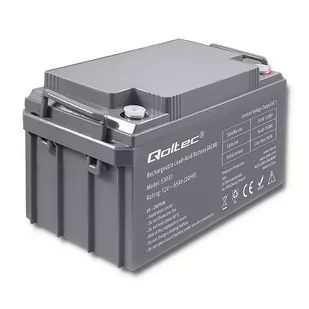 Qoltec Qoltec Qoltec Akumulator AGM | 12V | 65Ah | max.19.5A (53037) - Baterie do zasilaczy awaryjnych UPS - miniaturka - grafika 2