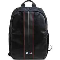 Torby na laptopy - BMW Carbon Red Stripes - Plecak do notebooka 16" (czarny) - miniaturka - grafika 1