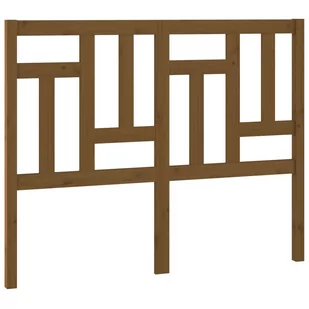 Lumarko Wezgłowie łóżka, miodowy brąz, 205,5x4x100 cm, drewno sosnowe - Inne meble do sypialni - miniaturka - grafika 3